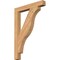Ekena Millwork Funston Block Smooth Bracket, Western Red Cedar, 3 1/2"W x 28"D x 40"H BKT04X28X40FST05SWR - alternate 1